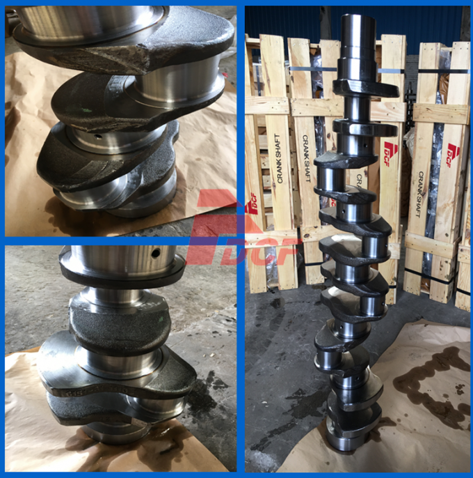 6D125 Diesel Engine Crankshaft 6151 - 31 - 1110 For Komatsu Excavator Parts